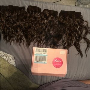 Echo Brown Wavy Hair Extensions Voluminous and Thick
